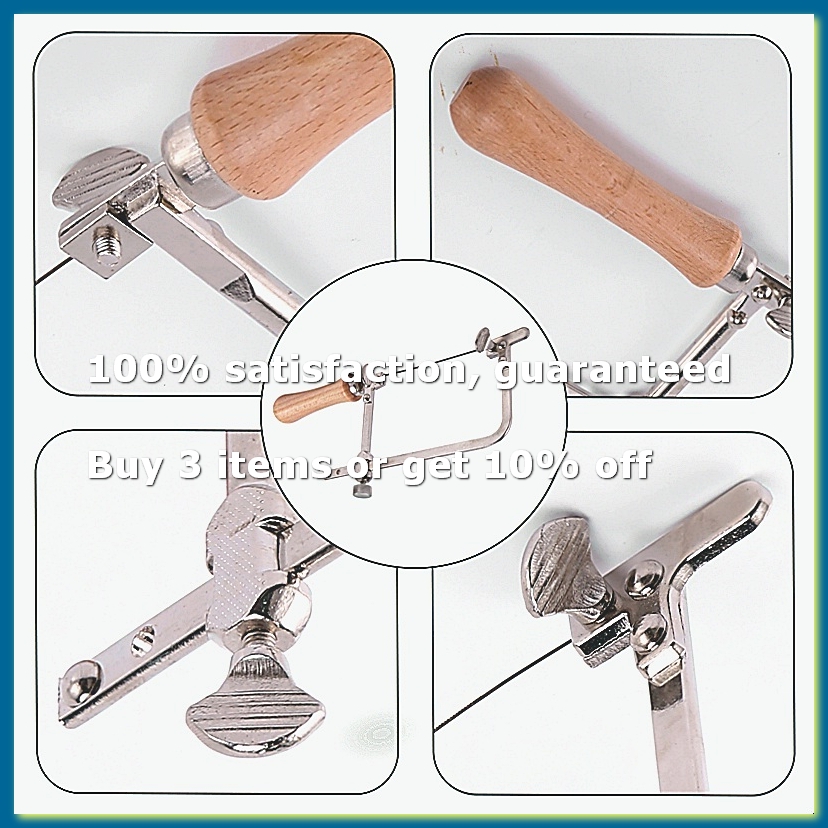 Hand Tools - Professional Adjustable Saw Bow Wooden Handle