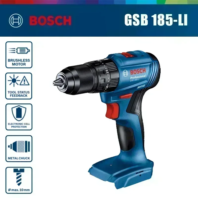 Bosch GSB 185-LI 18V Brushless - đánh giá và giá Brushless Cordless Electric Drill 18V