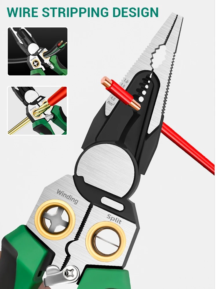 8-in-1 Voltage Tester & Wire S - đánh giá và giá Automatic Wire Stripper Cutter