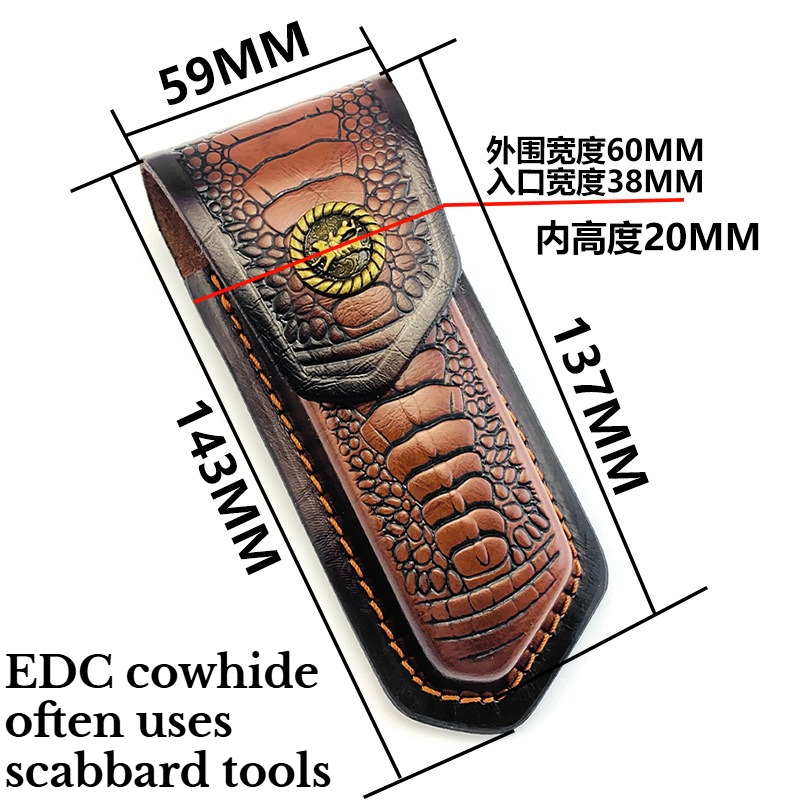 Folding Cowhide Knife Cover Un - đánh giá và giá Hand Tools