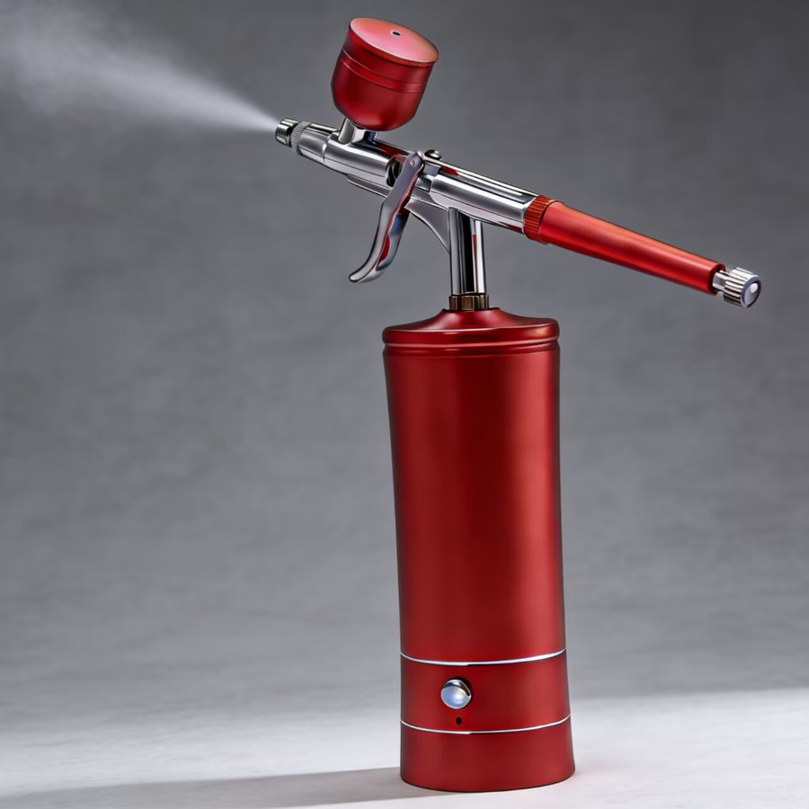 Portable Rechargeable Wireless - đánh giá và giá Airbrush Kit With Mini Compressor