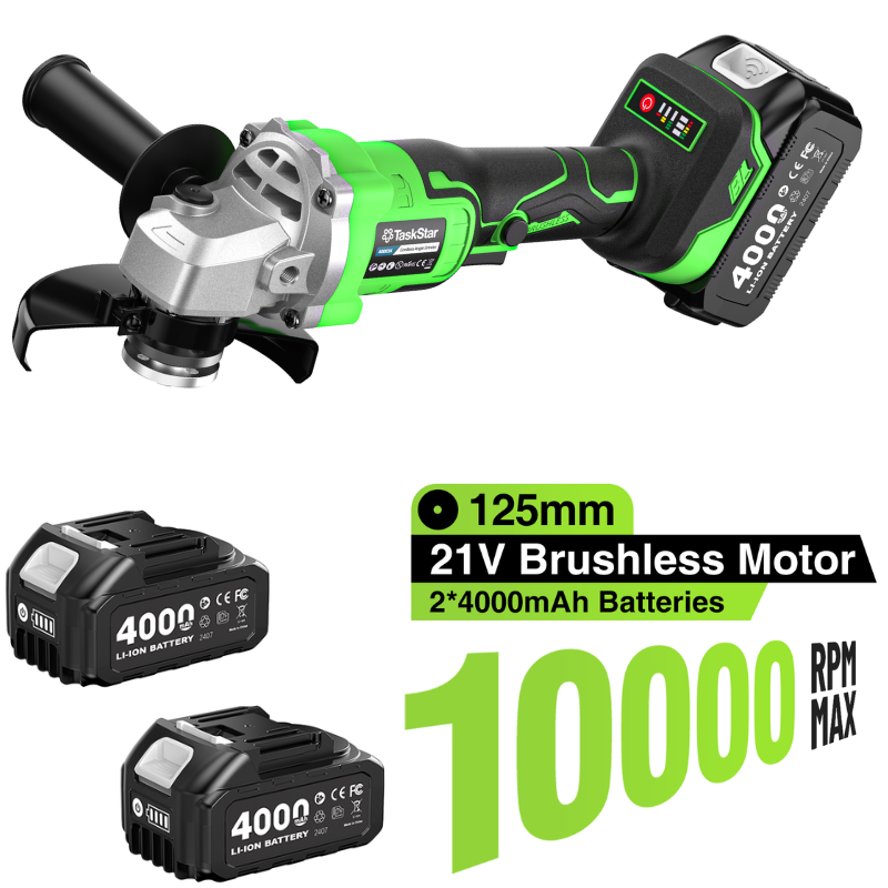 TaskStar 10000 RPM Angle Grind - đánh giá và giá Brushless Angle Grinder Battery Powered