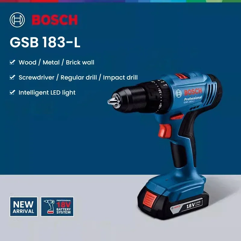 Bosch GSB183-LI 18V Cordless I - đánh giá và giá Brushless Cordless Electric Drill 18V