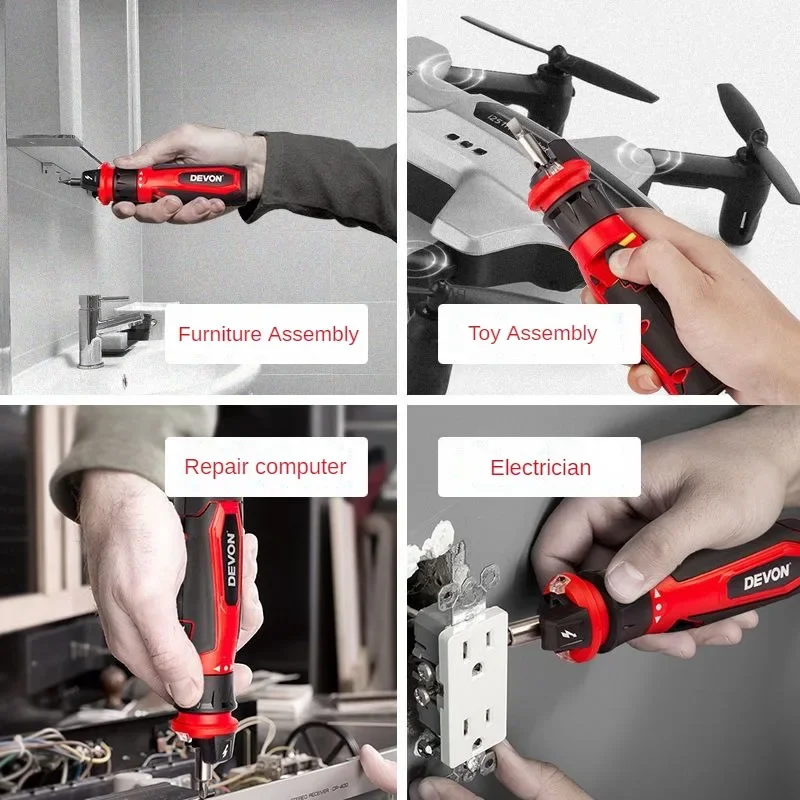 DEVON 4V Mini Electrical Screw - đánh giá và giá Electric Screwdriver Rechargeable Usb