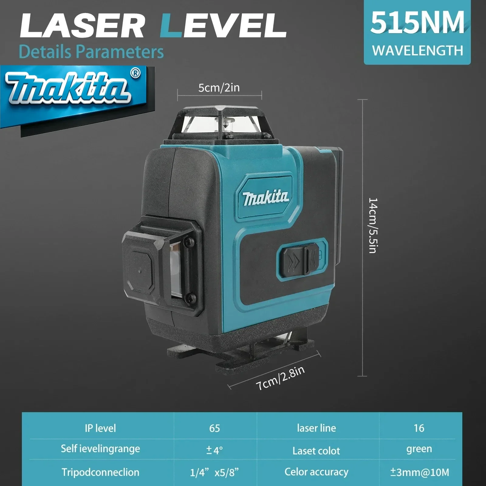 5.0Ah Max Makita 40V Battery M - đánh giá và giá Laser Level 16 Lines 4D Green